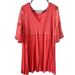 Easel Tunic Dress Made of a Cotton Blend size Medium